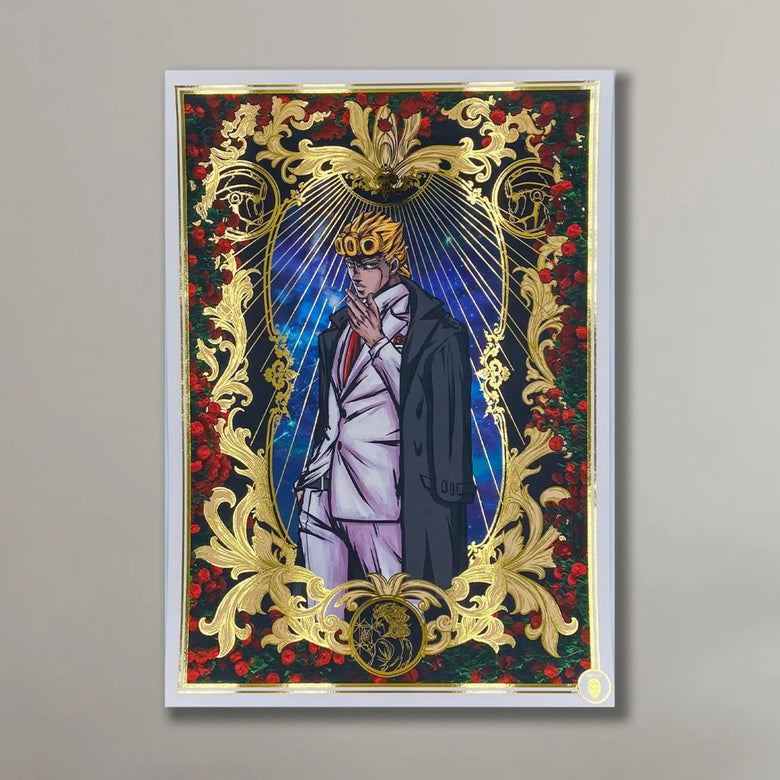 "Gang star" - Plaque métallique Gold 60x40cm
