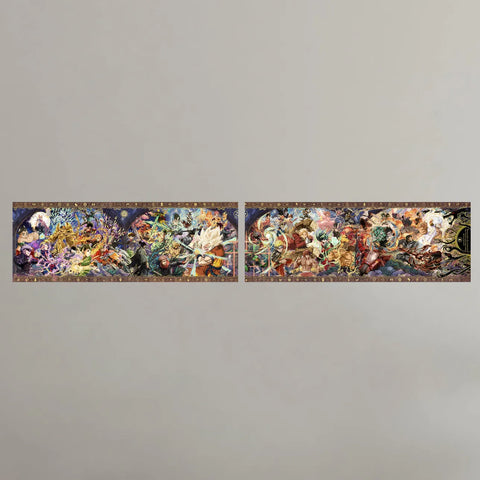 "Legacy" Plaque métallique Gold en 2 parties 29x168cm