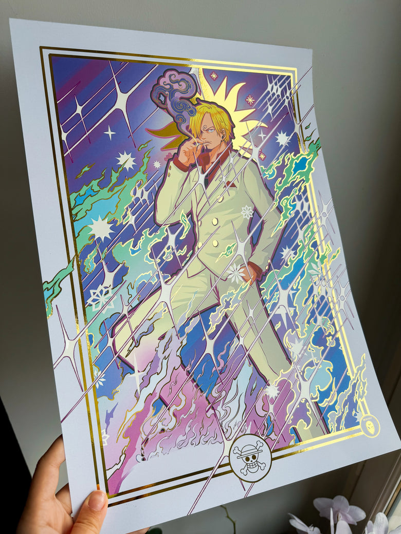 Poster "Let him cook" - Gold+Vernis A3