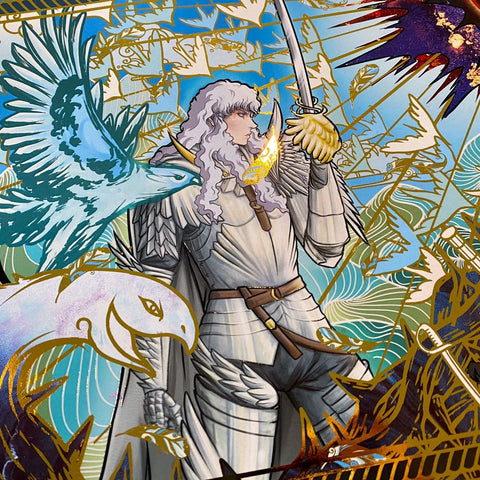 "Duel of the fates" - Plaque métallique Gold 113x42cm