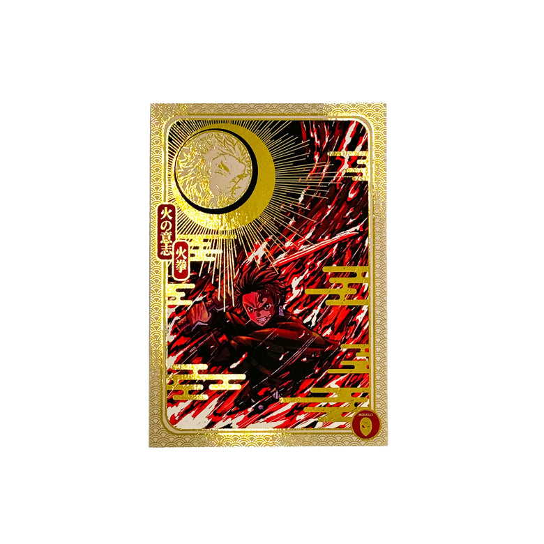 "Hiken" - Carte gold A6