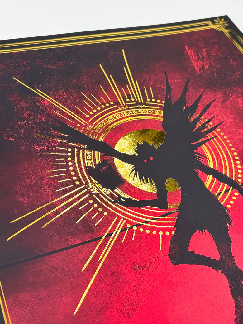 Poster "Angel of death" Gold A3