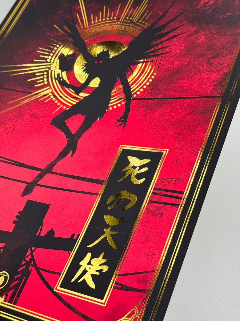 Poster "Angel of death" Gold A3