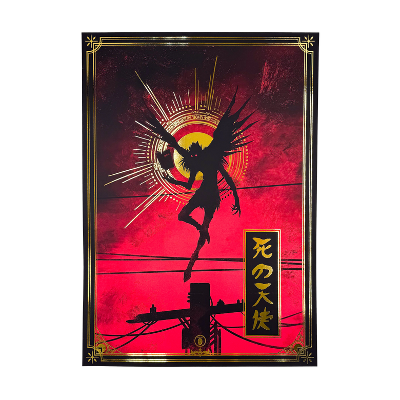 Poster "Angel of death" Gold A3