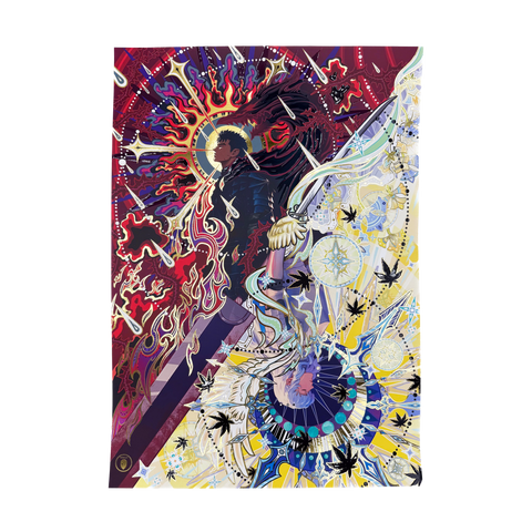 Poster "Eclipsed Souls" Gold+Vernis A3
