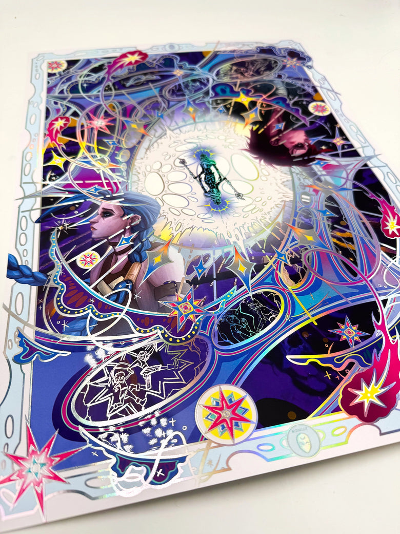 Poster "Glory" - Holographique+Vernis A3