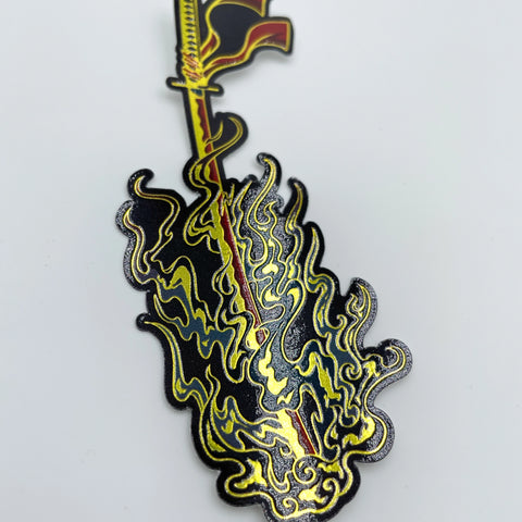 "Amaterasu" - Stickers gold 5x12cm