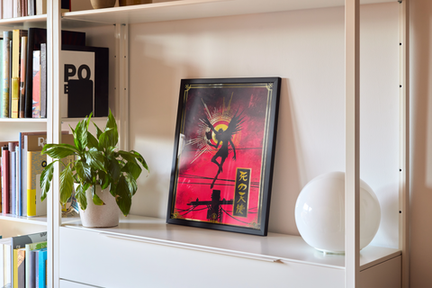 Poster "Angel of death" Gold A3