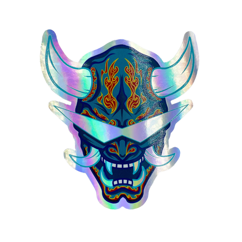 "Silver" - Stickers Holographique10x10cm