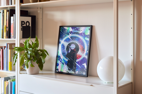 Poster Holographique A3 "Infinite cosmos"