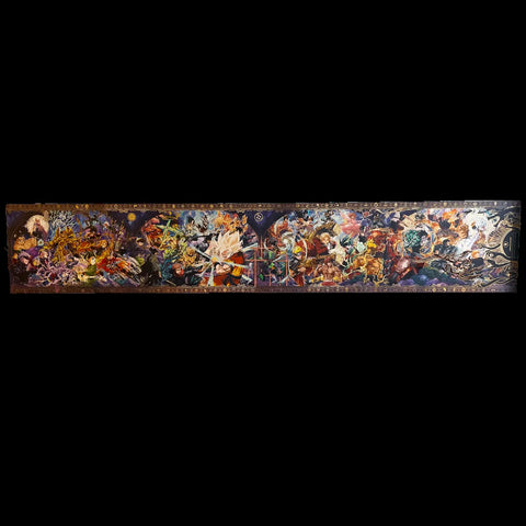 "Legacy" Plaque métallique Gold en 2 parties 29x168cm