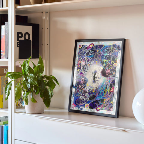Poster "Glory" - Holographique+Vernis A3