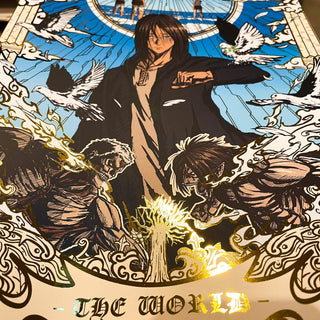 Poster Gold A3 "The World"