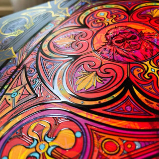 Poster Gold/Vernis 3D "The Death"
