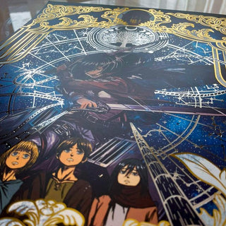 Poster Gold/Silver A3 "The Moon"