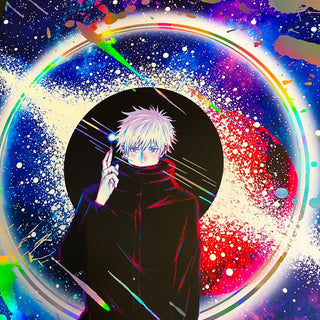 Poster Holographique A3 "Infinite Cosmos"