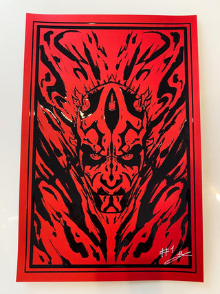 Poster Edition limitée A3 - "Dark side"