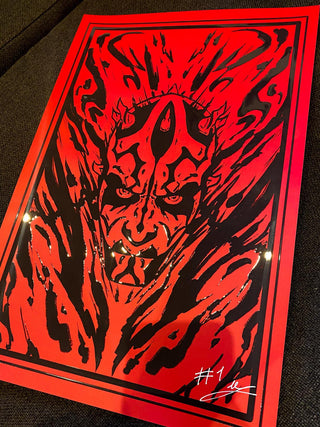 Poster Edition limitée A3 - "Dark side"