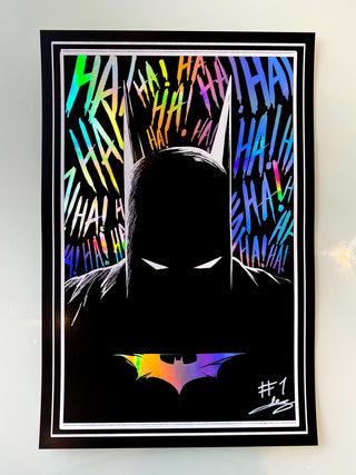 Poster Edition limitée A3 - "The dark knight"