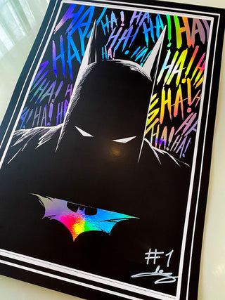 Poster Edition limitée A3 - "The dark knight"
