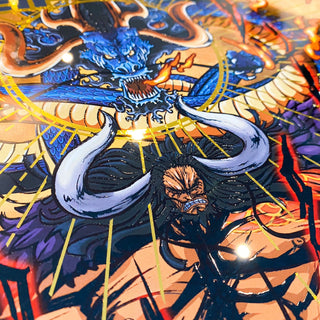 Poster Gold+Vernis A3 "Kabuki Part II"