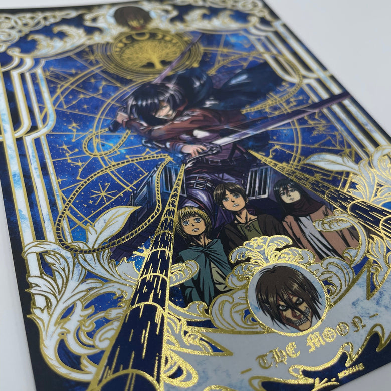 "The moon" - Carte gold A6