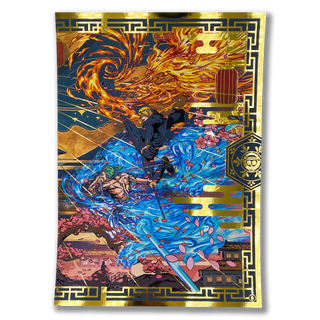 Poster Gold+Vernis A3 "Kabuki Part III"